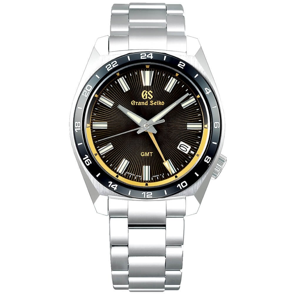 Grand Seiko Sport GMT 40mm Black/Yellow Dial & Ceramic Bezel Watch